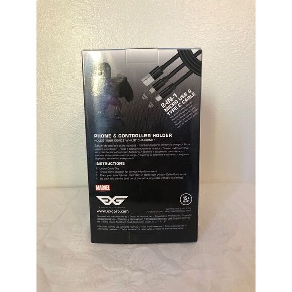 Brand New Exquisite Gaming Marvel Black Panther Phone & Controller Holder - Picture 3 of 5